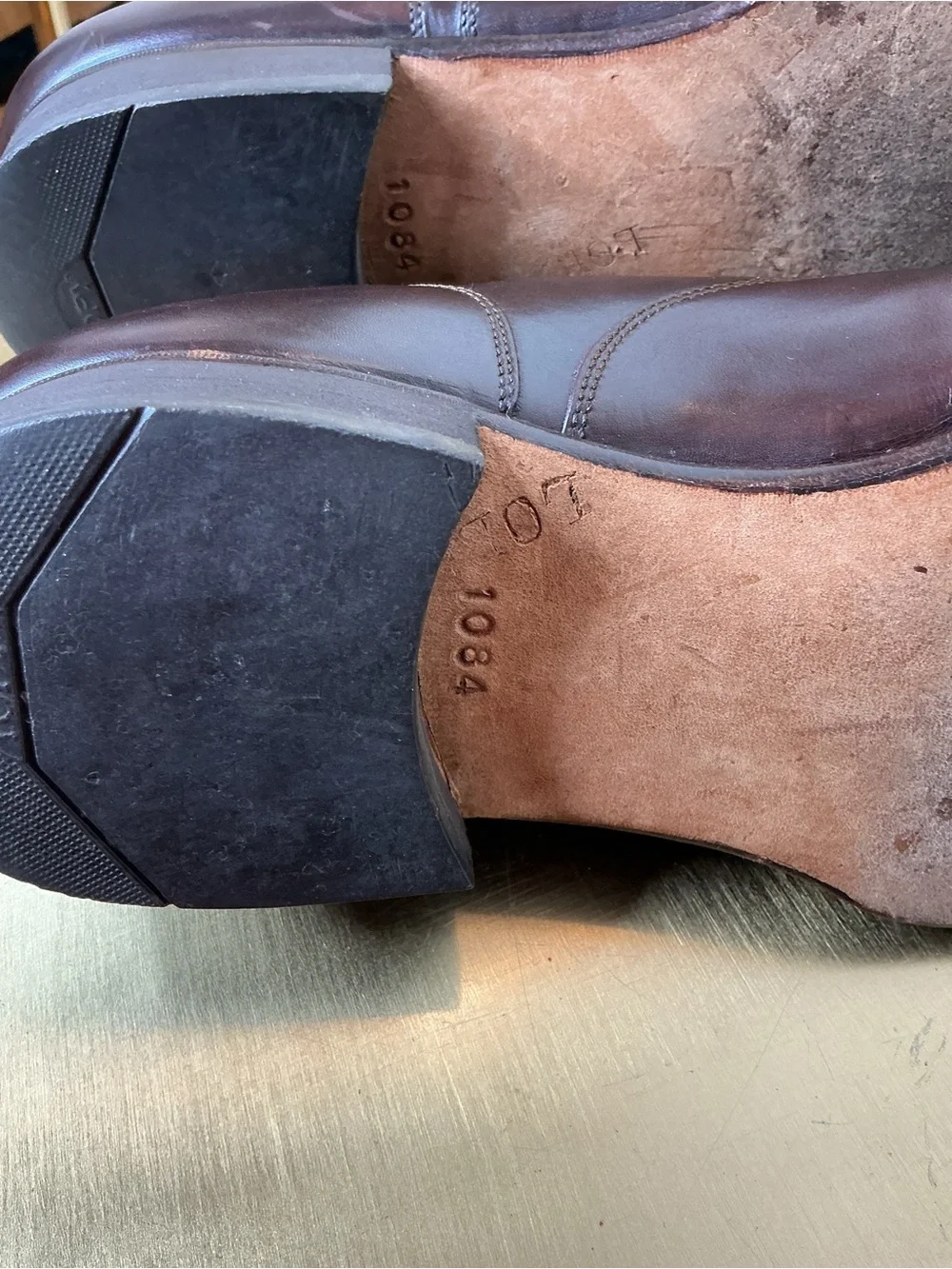 John Lobb- Men's Dark Brown Leather Derby Shoes - Classic Dress Style